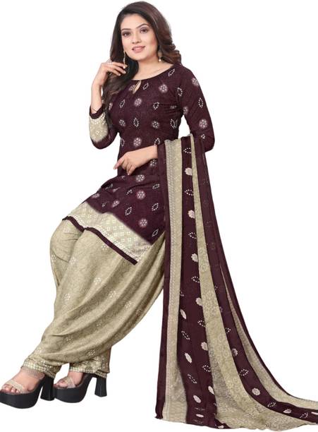 Threads Cotton Blend Printed Salwar Suit Material Price in India - Buy Threads Cotton Blend Printed Salwar Suit Material online at galgota.in - Image 2