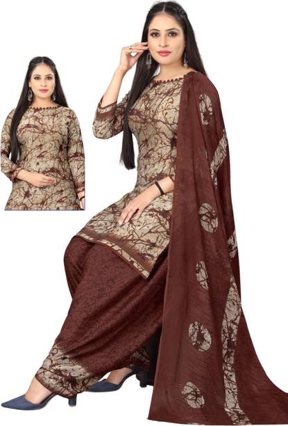 Threads Cotton Blend Printed Salwar Suit Material Price in India - Buy Threads Cotton Blend Printed Salwar Suit Material online at galgota.in - Image 3