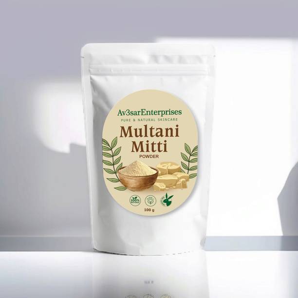Av3sarEnterprise Multani Mitti Powder| Bentonite Clay | Great For Hair, Face, Skin