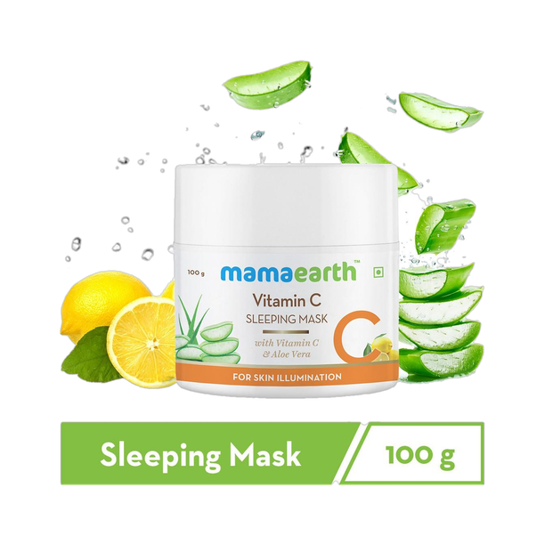 Mamaearth Vitamin C Sleeping Mask, For Women, for Skin Illumination - 100 g