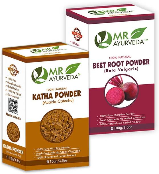 MR Ayurveda Katha Powder & BeetRoot Powder - Combo Pack