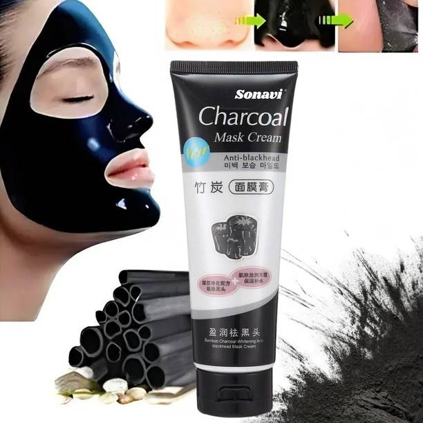 Sonavi Charcoal Peel Off Mask for Blackhead & Anti-Marks Removal Face Mask