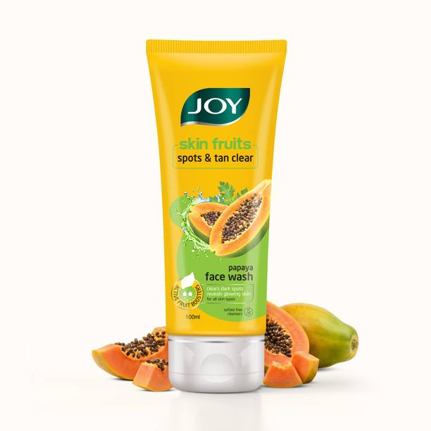Joy Skin Fruits Spots & Tan Clear Papaya  For All Skin Types Face Wash