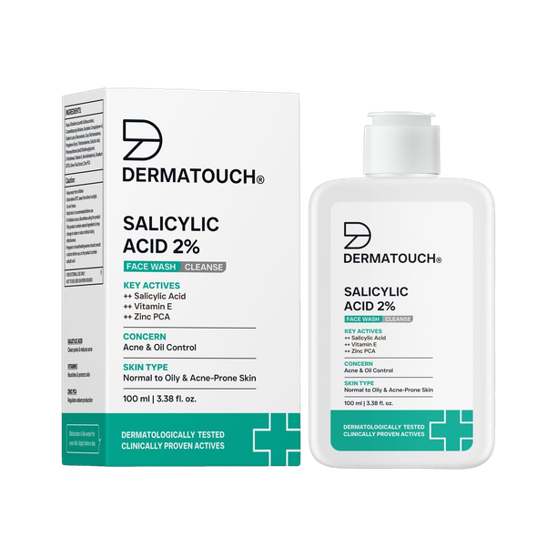 Dermatouch Salicylic Acid 2%  | For Acne & Oil Control |Suitable to All Skin Types Face Wash