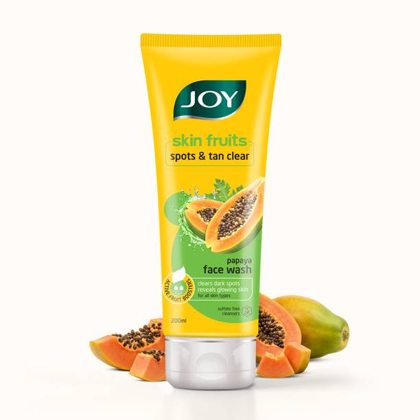 Joy Skin Fruits Spots & Tan Clear Papaya  For All Skin Types Face Wash