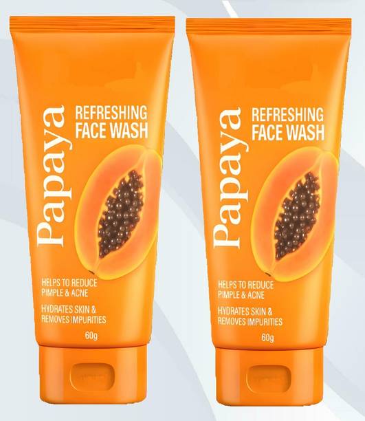 Adore Beauty Papaya |For All Skin Types Paraben & Alcohol Free (2 pic) Face Wash