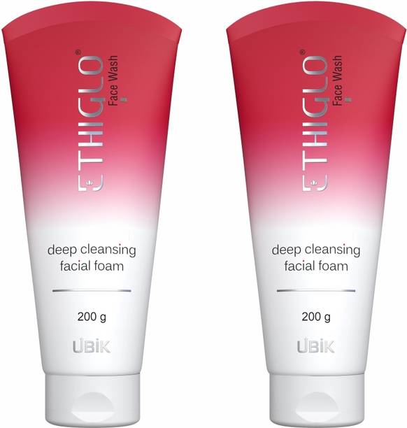 ETHIGLO Skin Lightening  with Kojic Acid, Niacinamide & Vitamin C Face Wash