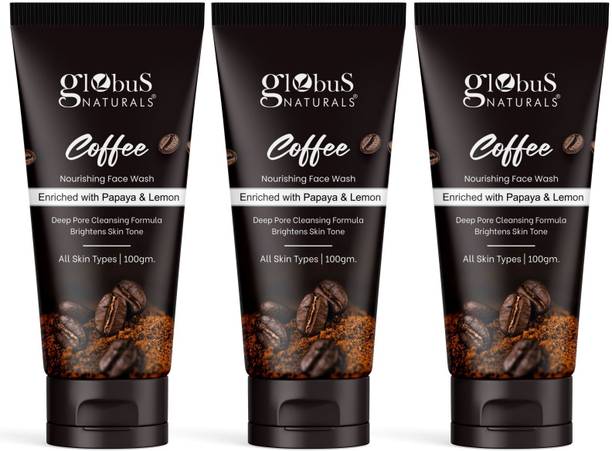 Globus Naturals Coffee For All Skin Types Face Wash