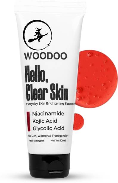 woodoo Hello Clear Skin Facewash with Salicylic Acid|Daily Face Cleanser for Men &Women Face Wash