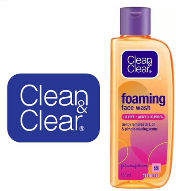 Clean & Clear Foaming , oil free , gently removes dirt,...