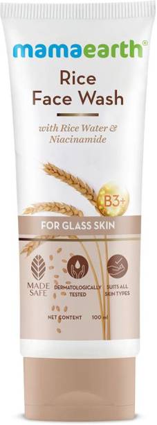 Mamaearth Rice Water & Niacinamide  for Glass Skin Face Wash