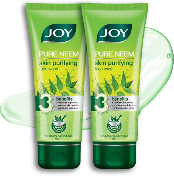 Joy Pure Neem Skin Purifying  For Pimples & Acne Control Face Wash