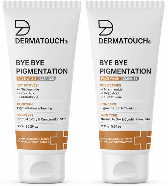Dermatouch Bye Bye Pigmentation  || Anti Pigmentation for Women/Men with Niacinamide, Kojic Acid, & Glutathione Face Wash