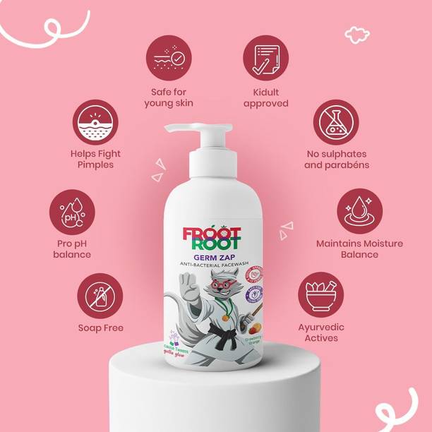 FROOT ROOT Germ Zap Facewash For Kids Value Pack Face Wash 300 ml