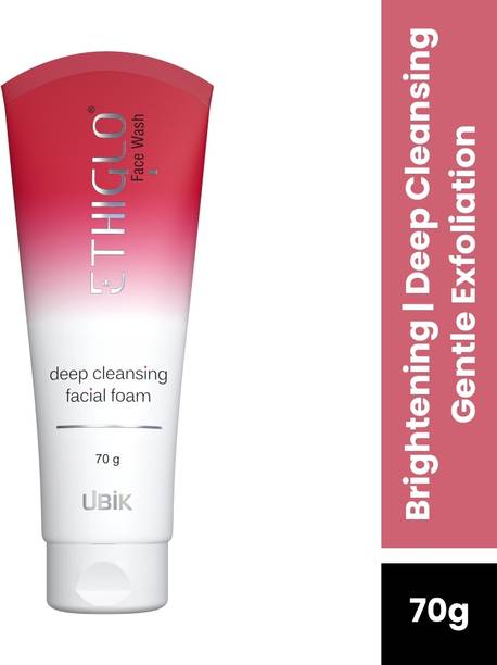 ETHIGLO Skin Lightening  with Kojic Acid, Niacinamide & Vitamin C Face Wash