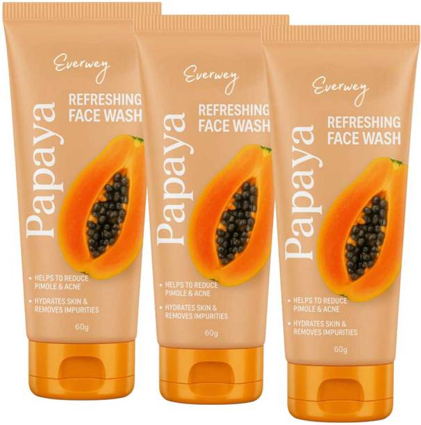 Everwey Daily Refreshing Papaya  Face Wash