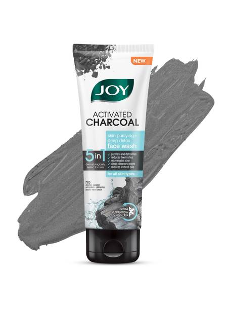 Joy Activated Charcoal Skin Purifying  For Oily Skin Face Wash