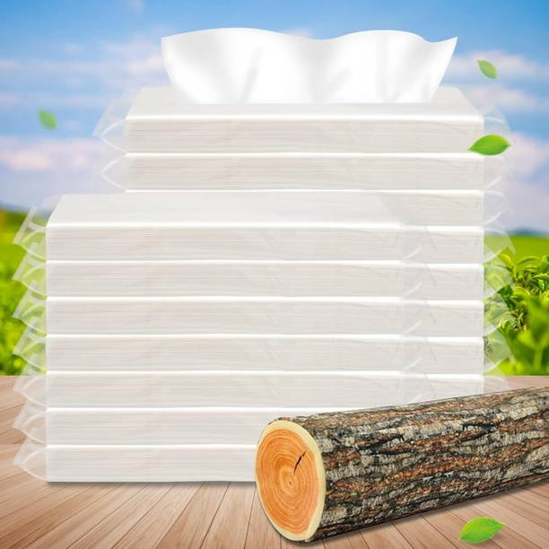 SUPEREVA Facial Tissue 2 Ply Refill Pack For Daily Use Travel & Pokket Tissue