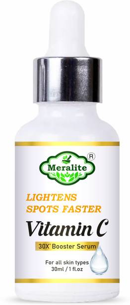 Meralite Light Complete Vitamin C Booster Serum 30 ml - Spotless, Bright Skin | Light Texture Formula & Non-Oily Face Serum