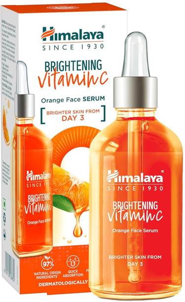 HIMALAYA Brightening Vitamin C Orange Face Serum | 10X Niacinamide, 5X Vitamin C