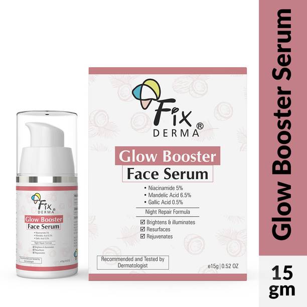 Fixderma 5% Niacinamide Serum, Glow Booster Face Serum for Skin Brightening - Men & Women