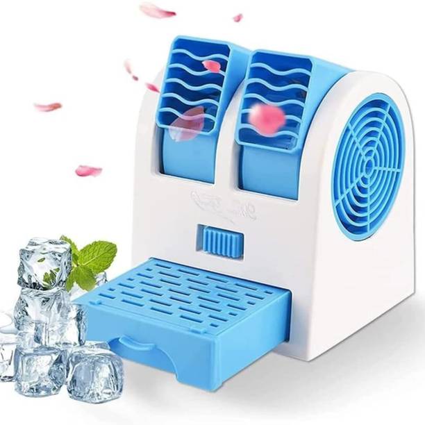 GANESH JI Mini AC USB Portable Water Air Cooler With Dual Fan Cooler
