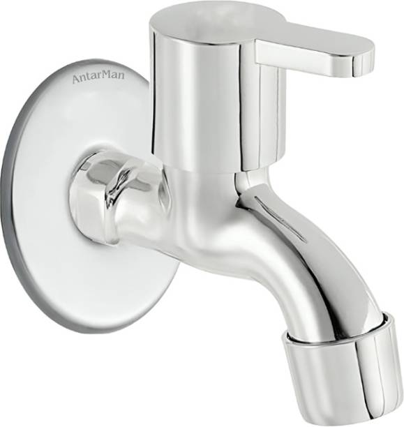 AntarMan Exclusives Durable Steel Bib Cock (Ceramic disc controlled) &amp; SS-304 Wall Flange Quality Faucet by AntarMan Exclusives Bib Tap Faucet