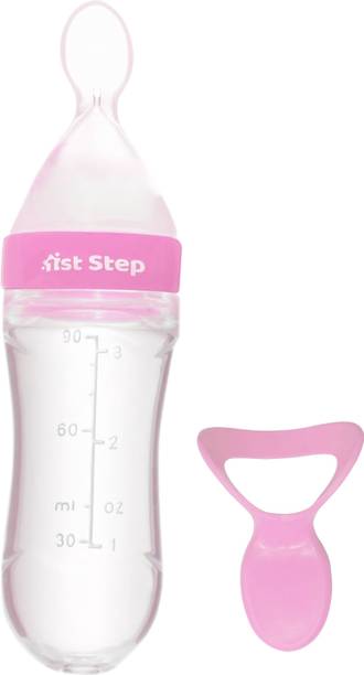 1st Step Non Spill BPA Free Soft Silicone Squeezy Food Feeder  - Silicone