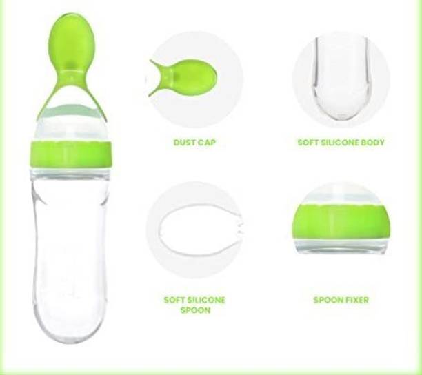 Saraswati kart Baby Food and Fruit Feeder Cum Nibbler with Ergonomic Handle BPA Free  - Silicon