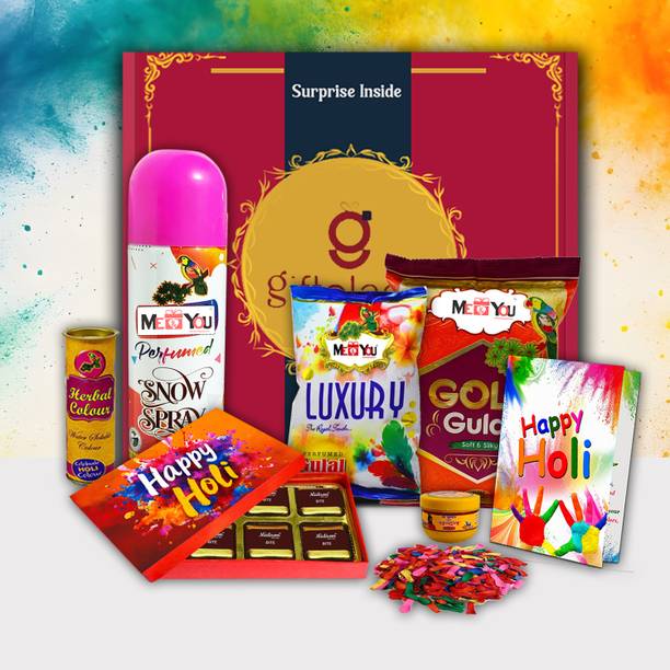 Midiron Grand Holi Hamper Set– Ideal Gift Combo for Employees & Office Teams Assorted Gift Box