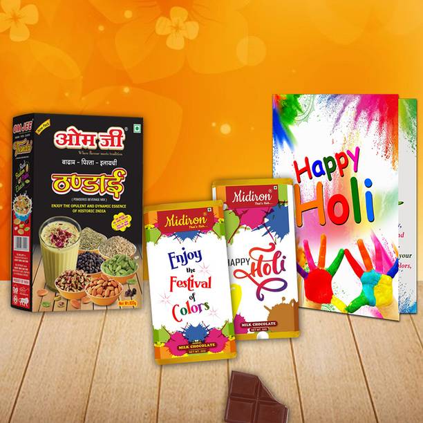 Midiron Holi Luxury Sweet Hamper for Loved Ones – Corporate Festive Gift Collection Assorted Gift Box