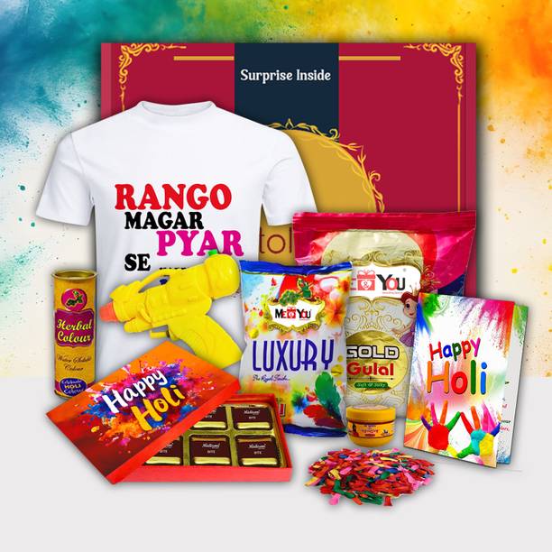 Midiron Unique Holi Chocolate Gift Hamper – Best Sweet Surprise for Friends/Family Assorted Gift Box