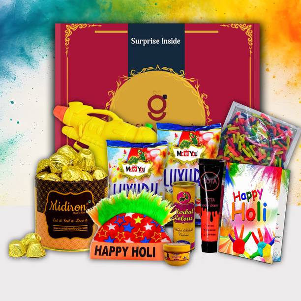 Midiron Holi Celebration Gift Box – Bright & Festive Hamper for Friends & Family Assorted Gift Box