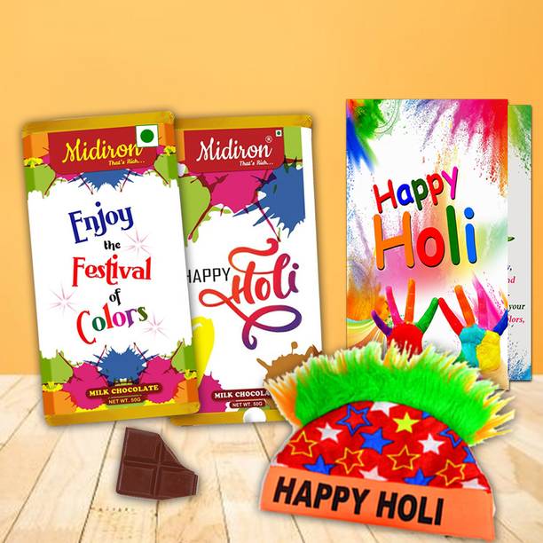 Midiron Holi Chocolate Gift Hamper for Family & Friends – Luxury Festive Box for Clients Assorted Gift Box