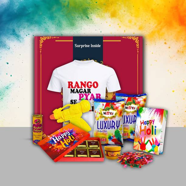 Midiron Best Holi Chocolate Hamper – Perfect Unique Sweet Surprise Present for Family Assorted Gift Box