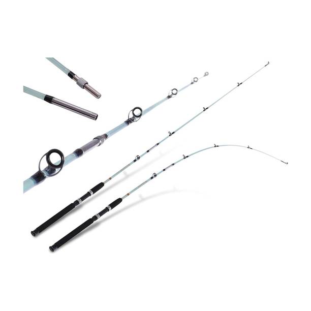 neza 5Feet Heavy Unbreakable 1.5mtr Rods screw Multicolor Fishing Rod