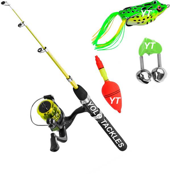 neza Fishing Rod, Reel, Float bell, Frog 7ft Multicolor Fishing Rod