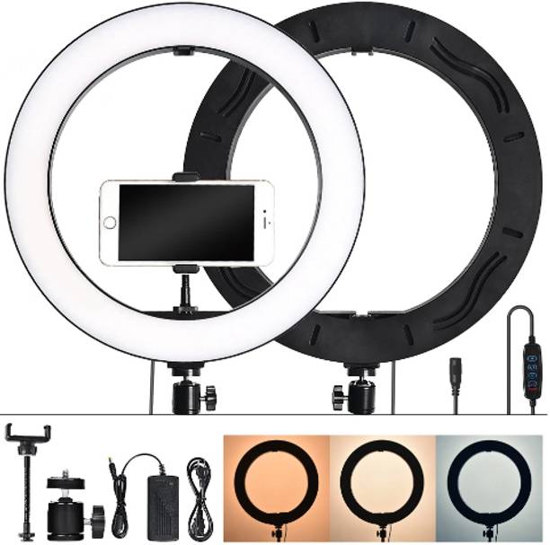 GUGGU AS_881A_10'' RINGLIGGHT FOR VIDEO SHOOTING,PHOTOGRAPHY,STREAMING & REELS MAKING Ring Flash