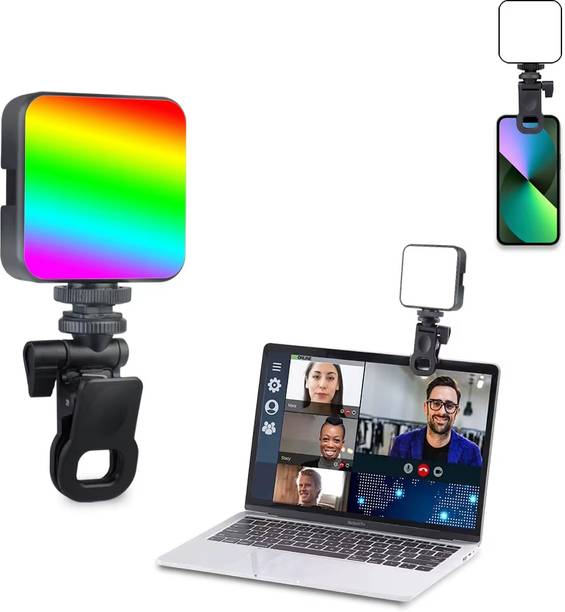 Worricow Branded Led Pocket Video Light With Adjustable Brightness, Usb Rechargeable Flash