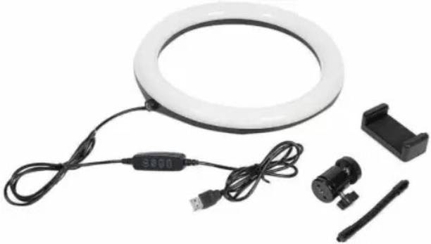 Techpunch 10 INCHES BIG RING LEDLIGHT FOR REELS,YOUTUBE,VIDEO SHOOTING & MAKEUP Ring Flash Flash