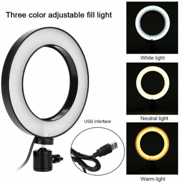 ROAR AS_882A_10'' RINGLIGGHT FOR VIDEO SHOOTING,PHOTOGRAPHY,STREAMING & REELS MAKING Ring Flash