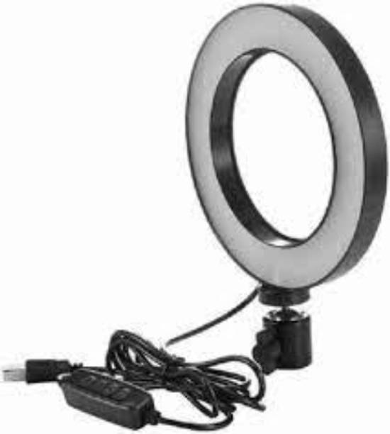 ROAR AS_857A_LED RINGLIGHT 10 INCH WITH PHONE HOLDER WITHOUT TRIPOD STAND Ring Flash
