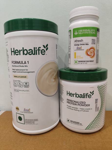 Herbalife Nutrition WEIGHT LOSS VANILLA SHAKE&PROTEIN POWDER200GM AFRESH LEMON Protein Shake