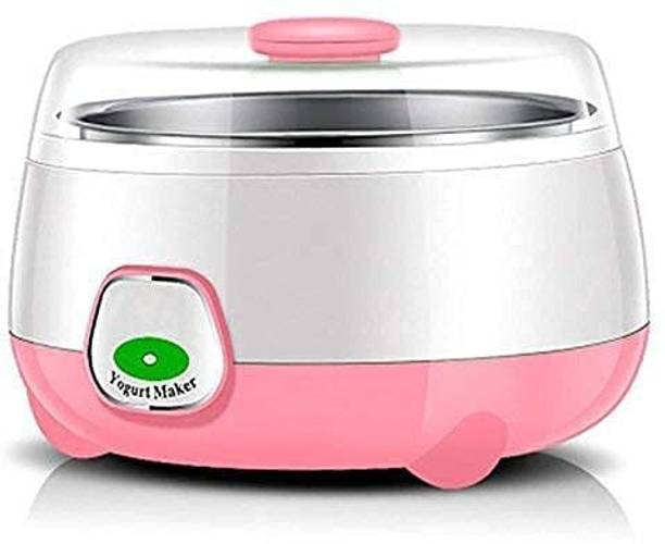 vedvit Plastic and Stainless Steel Automatic Yogurt Bowl/Container Maker multicolor Yogurt Maker