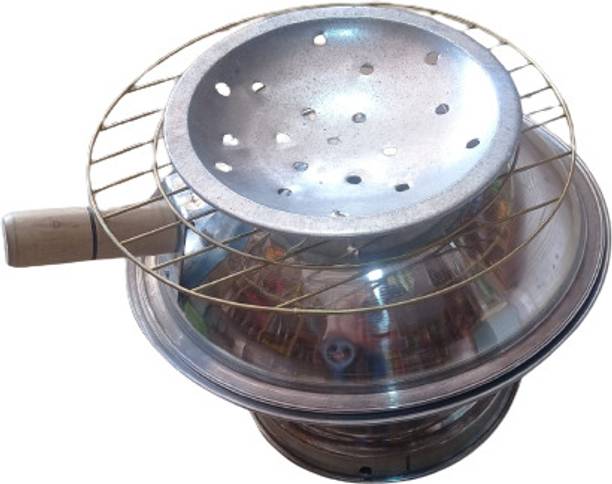 APNA STORE Aluminum Tandoor Baking Oven, Gas Tandoor, Barbecue Grill Food Oven Outer Door Glass