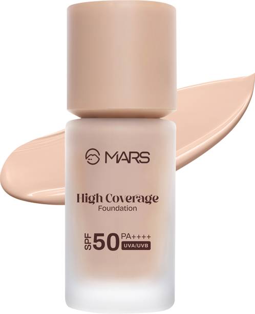 MARS SPF50 PA++++ High Coverage Foundation | Tested by IN-VIVO with 5 Star Foundation
