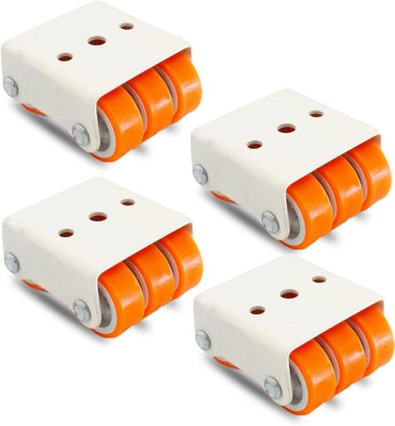 NB crafted Non Moving Caster Wheel for Furniture, Table, Bed, Sofa Heavy Duty up to 400 Kg Fixed Furniture Caster