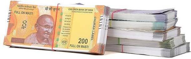 kettoby Dummy Indian Rupees Currency Notes FAKE CURRENCY 8*6 NAKLI NOTE TOYS FOR KIDS note Gag Toy