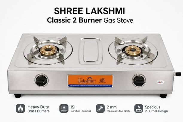 SHREE LAKSHMI Stainless Steel Manual Gas Stove