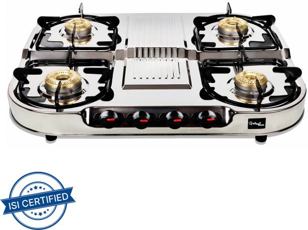 Sigri-wala Classis Double Decker Stainless Steel Manual Gas Stove